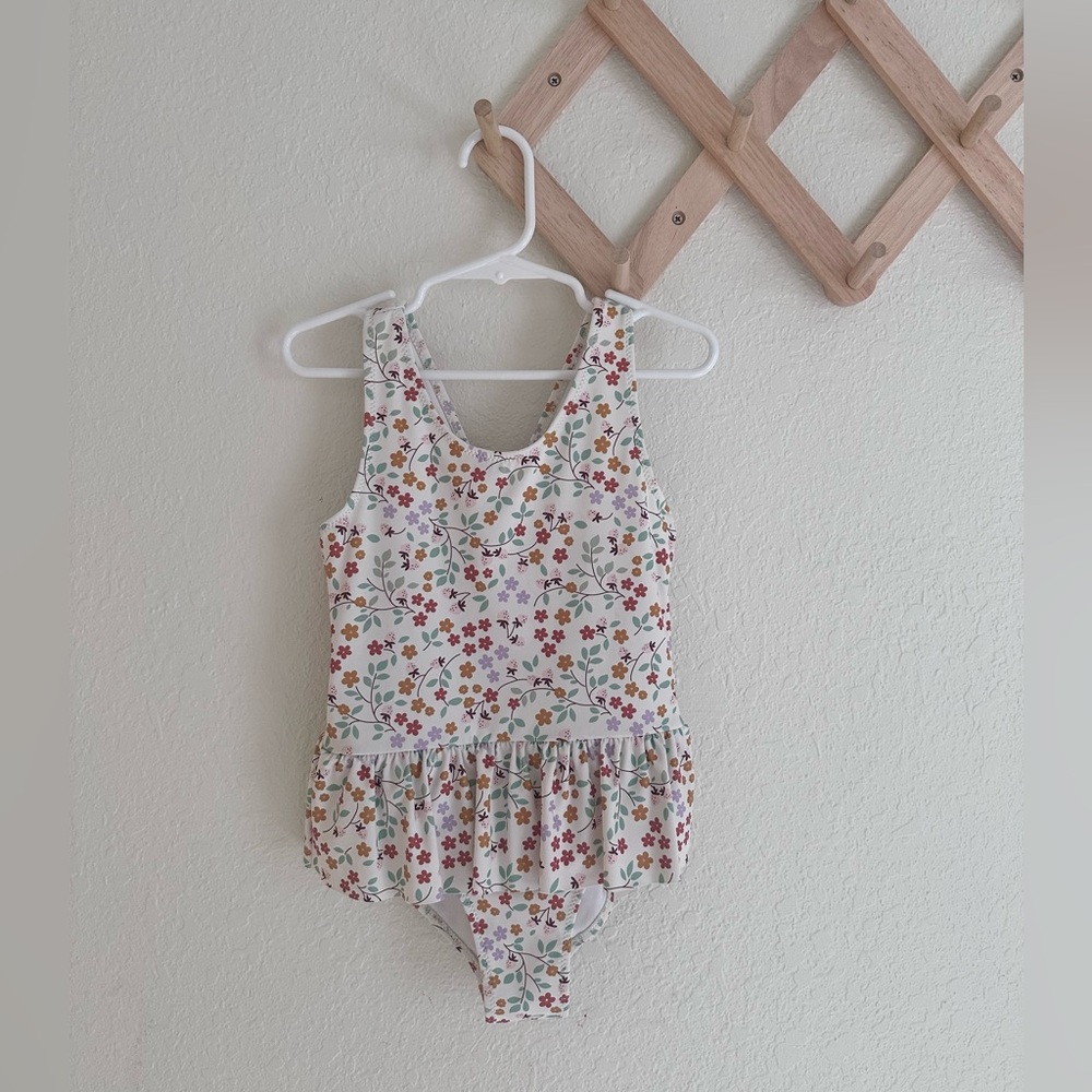 toddler floral swimsuit